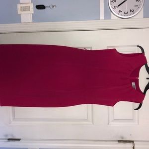 Hot pink dress